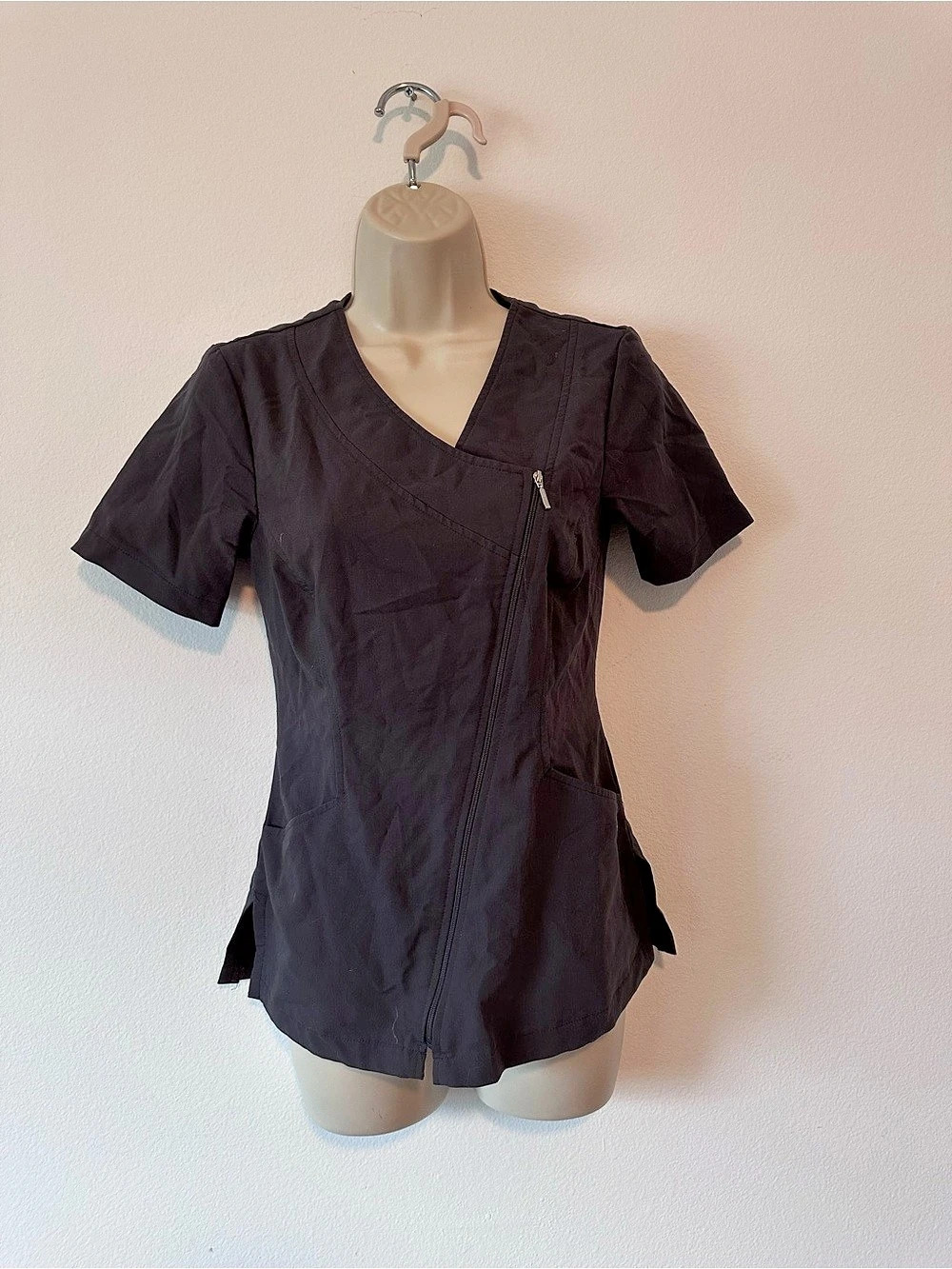 Excel Tunic Top Short Sleeve scrub top grey XXS